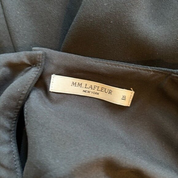 MM Lafleur Black Blouse Top Extra Large XL - Picture 8 of 8